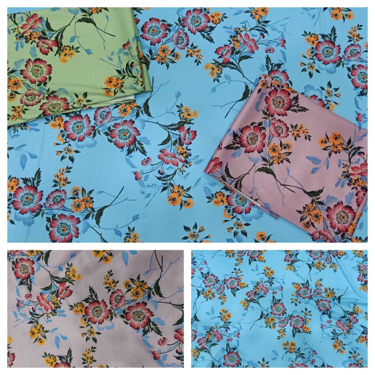 Available Zurich Stretchable Digital Print Lycra Fabric