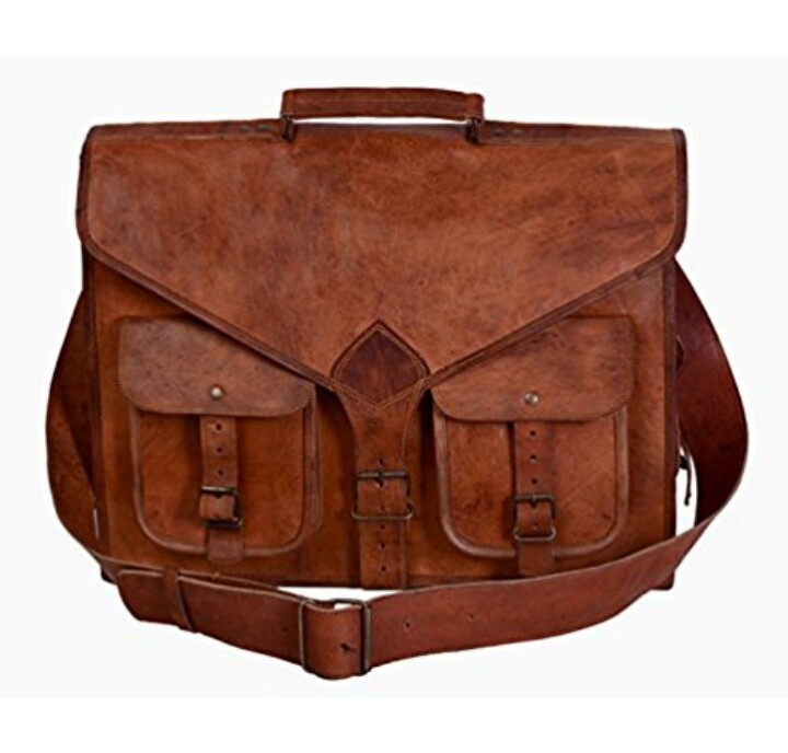 Brown Messenger Handbag