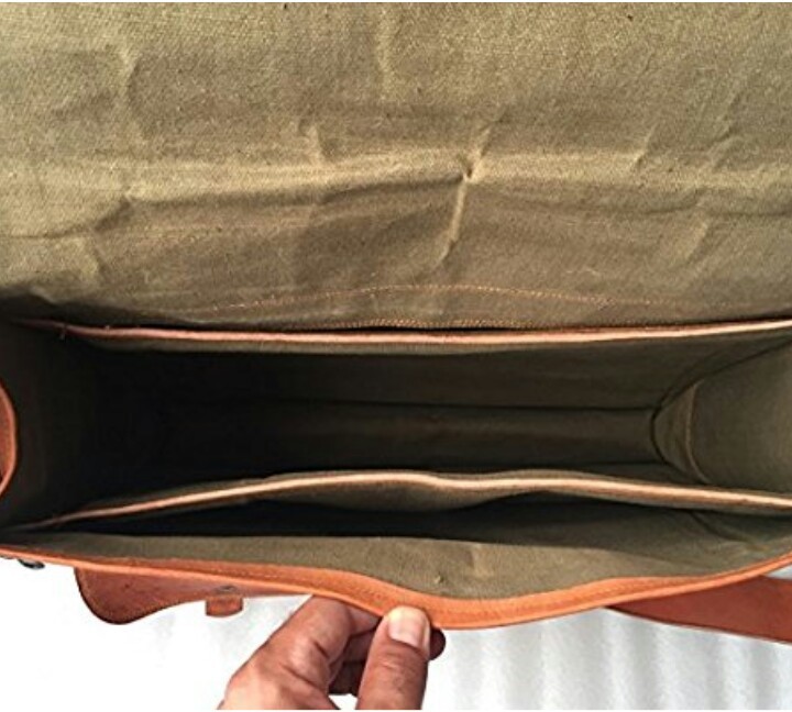 Brown Messenger Handbag