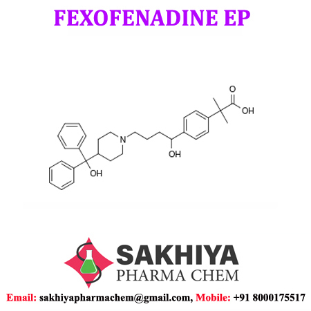 Fexofenadine - White Crystalline Powder, 98%-102% Purity, Sour Taste, Water Soluble, Room Temperature Storage, 3 Year Shelf Life, Relief For Allergic Rhinitis & Chronic Urticaria