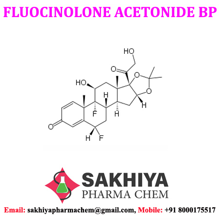 Fluocinolone Acetonide - White Crystalline Powder, 98% To 102% Purity, Water Soluble, 10 Micron Particle Size, Used For Skin Inflammation Relief