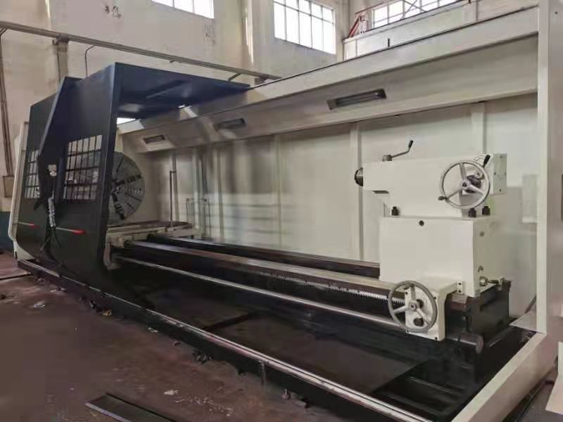 Performance Horizontal Electric Automatic Lathe Machine - 6000x2700x2300 Mm , 12000 Kg Weight, Cnc Technology With Programmable Controller