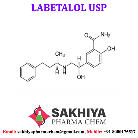 Labetalol - Medicine Grade Powder | White Crystalline, 98%-102% Purity, Cardiovascular Agent, Sweet Taste, Water Soluble, Particle Size < 10 Micron, 3 Years Shelf Life