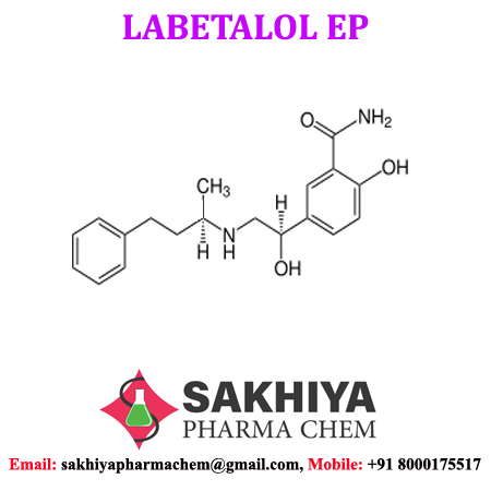 Labetalol - Medicine Grade Powder | White Crystalline, 98%-102% Purity, Cardiovascular Agent, Sweet Taste, Water Soluble, Particle Size < 10 Micron, 3 Years Shelf Life