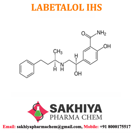 Labetalol - Medicine Grade Powder | White Crystalline, 98%-102% Purity, Cardiovascular Agent, Sweet Taste, Water Soluble, Particle Size < 10 Micron, 3 Years Shelf Life