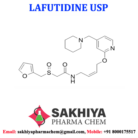 Lafutidine - White Crystalline Powder 98%-102% Purity Melting Point 89°c Pungent Smell Odorless Taste Water Soluble Treats Gastrointestinal Disorders