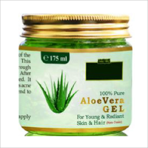 Face Gel - Aloe Vera, 175 ml Jar, Green Color | Hydrating, Acne-Fighting Formula, Reduces Excess Oil