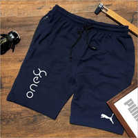 Any Color Men Cotton Blue Shorts