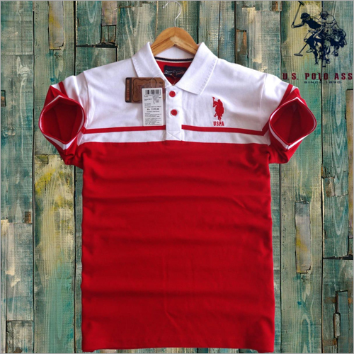 Men's Half Sleeve Polo T-Shirts - Cotton Fabric, Any Color | Plain & Printed Pattern Options, Stylish Polo Collar
