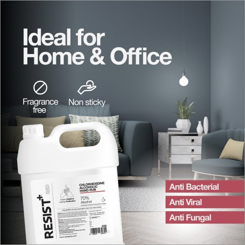 5 Litres 5l 70% Alcohol Chlorhexidine Based Hand Rub