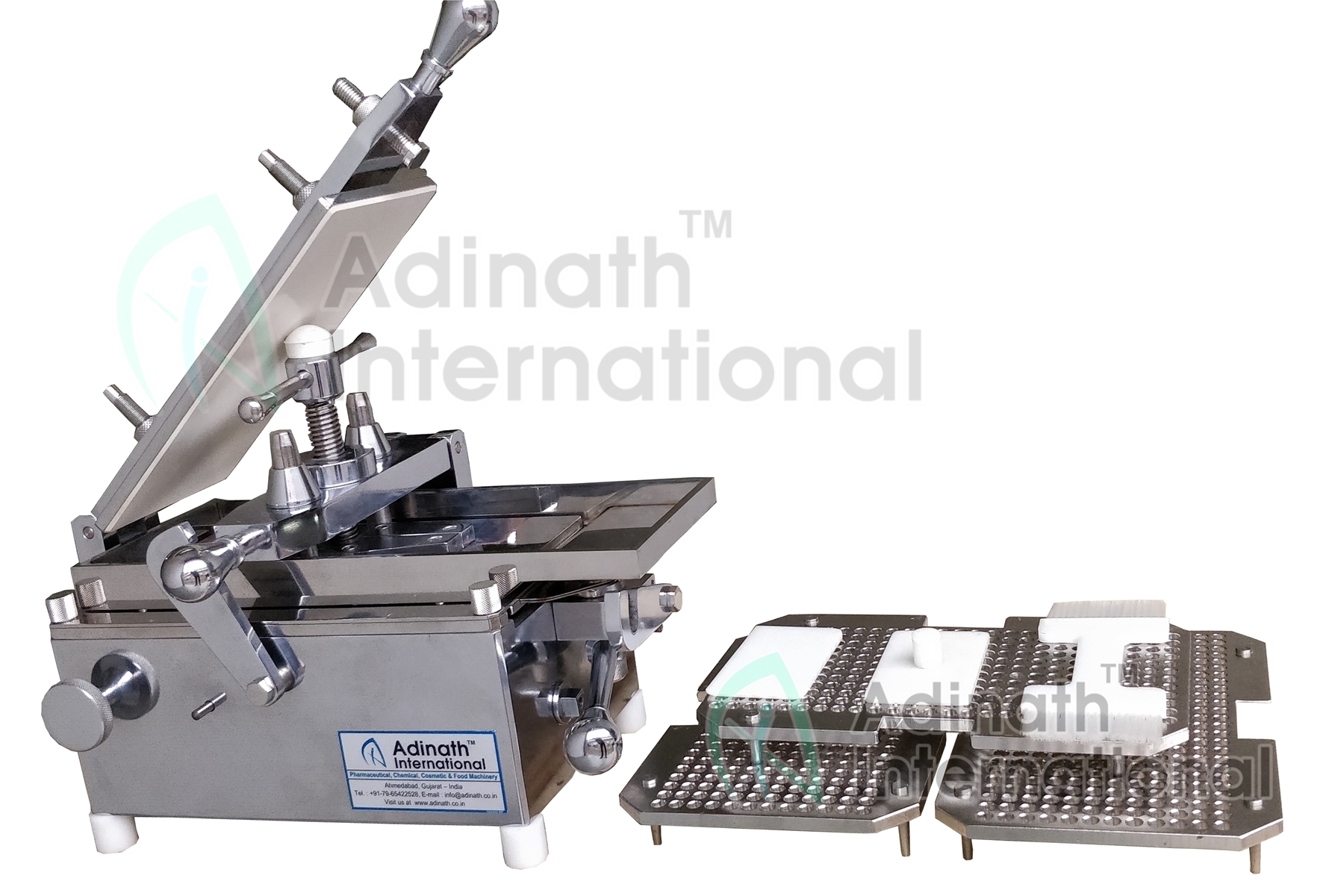 Laboratory Capsule Filler - Stainless Steel, 428x308x452 Mm | 40-50 Kg Weight, 240-380v Electric, Semi-automatic