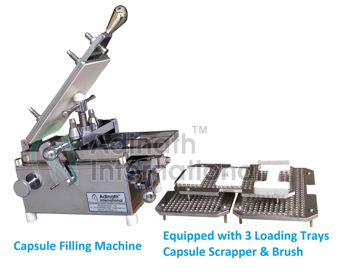 Laboratory Capsule Filler - Stainless Steel, 428x308x452 Mm | 40-50 Kg Weight, 240-380v Electric, Semi-automatic