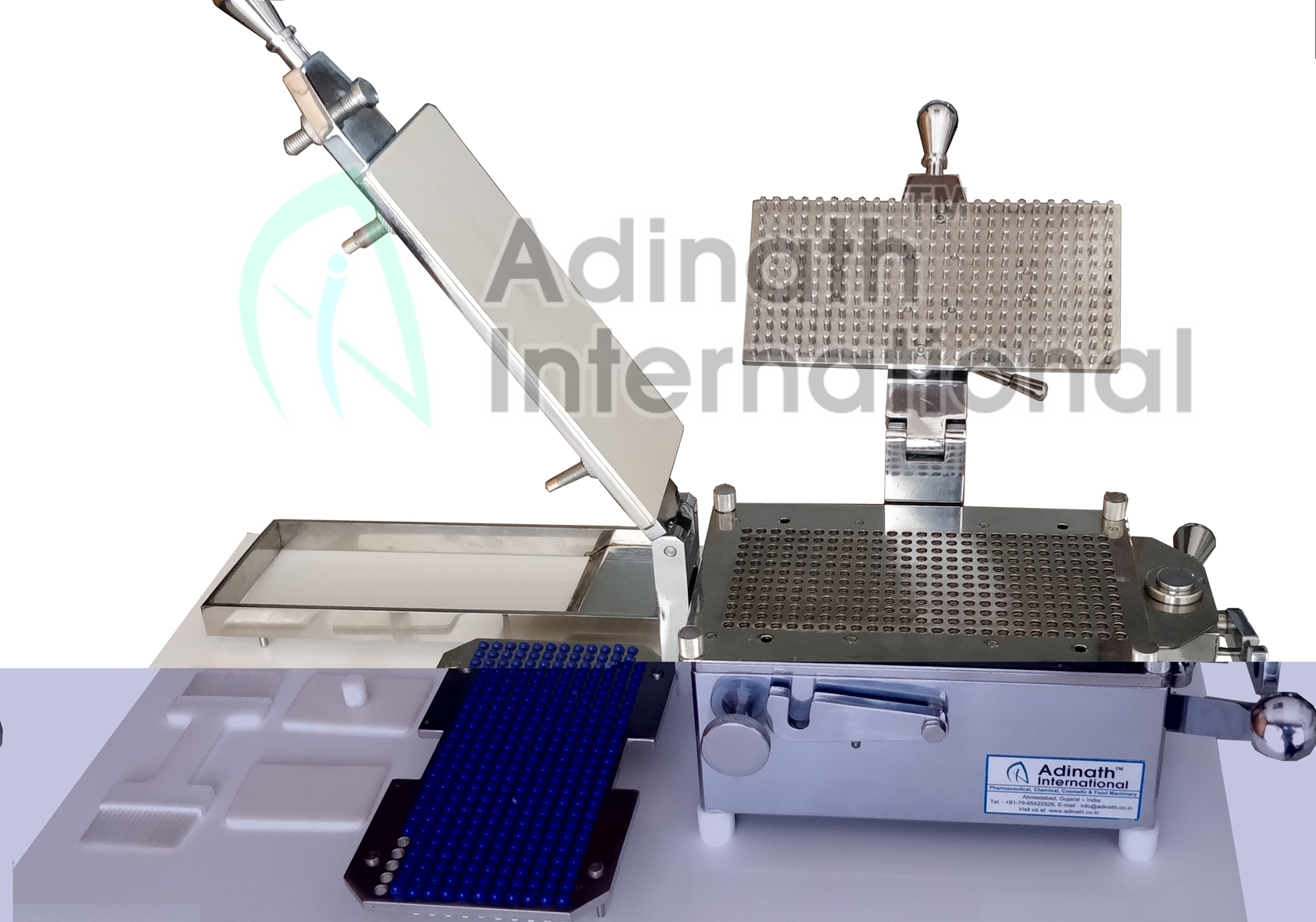 Laboratory Capsule Filler - Stainless Steel, 428x308x452 Mm | 40-50 Kg Weight, 240-380v Electric, Semi-automatic