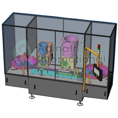 Dry Powder Filling Machine For Glass Vials - Stainless Steel, 2100 X 842 X 1700 Mm | High Volumetric Accuracy, Compact Cgmp Model, Built-in Stoppering Unit