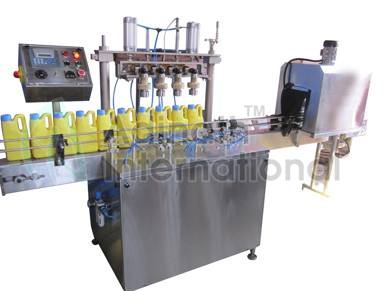 Automatic Bottle Ropp Capping Machine - Mild Steel, 1000x1000x1800mm , Silver Color, 220 Power, 1 Year Warranty, 380 Voltage, 100-150 Kg Weight, Fully Automatic