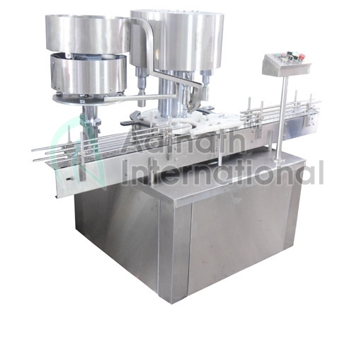 Automatic Bottle Ropp Capping Machine - Mild Steel, 1000x1000x1800mm , Silver Color, 220 Power, 1 Year Warranty, 380 Voltage, 100-150 Kg Weight, Fully Automatic