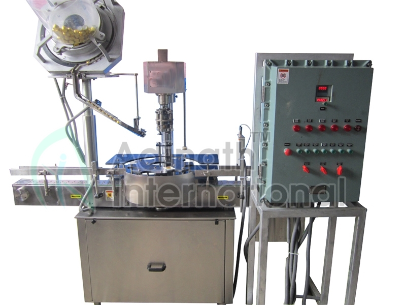 Automatic Bottle Ropp Capping Machine - Mild Steel, 1000x1000x1800mm , Silver Color, 220 Power, 1 Year Warranty, 380 Voltage, 100-150 Kg Weight, Fully Automatic