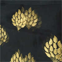 भारतीय महिलाओं का किच्छा पट्टी काला दुपट्टा