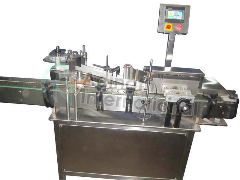 Ampoule Vial Labeling Machine - Stainless Steel , 1955 X 810 X 1420 Mm | Automatic Operation, High Speed Up To 200 Containers/min, Microprocessor Control