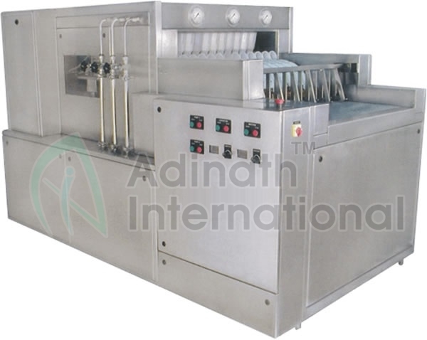 Grey Automatic Vial External Washing Machine