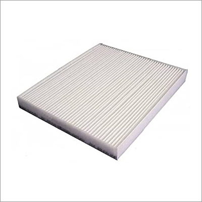 Cabin Filter Fabric - Supreme Grade Material | Lightweight, Soft Texture, All-season Use, Plain White Design
