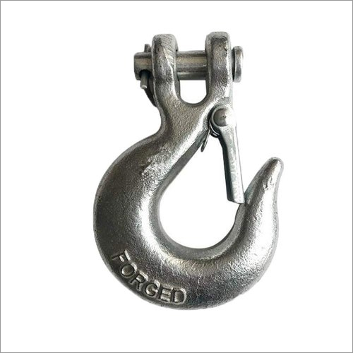 MS Clevis Hook - Mild Steel, 1 Tonne Capacity, Black, EN8 Grade, Zinc Finished | Eco-Friendly Design for Automobile and Industrial Applications