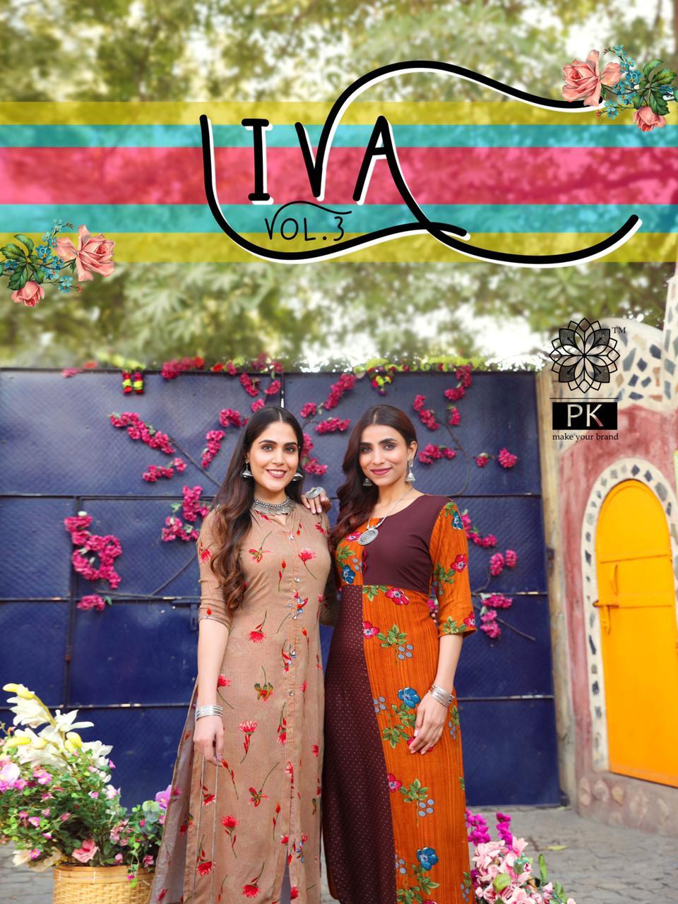 Liva Vol 3 Rayon Printed Kurtis - Heavy Rayon Fabric, Sizes S(36) To 4xl(48) | Casual, Formal & Daily Wear, Quick Dry, Customized Logo, 3-4th Sleeve