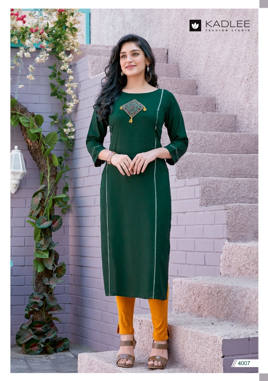 Dry Cleaning Swara Vol 2 Rayon Kurtis With Pant