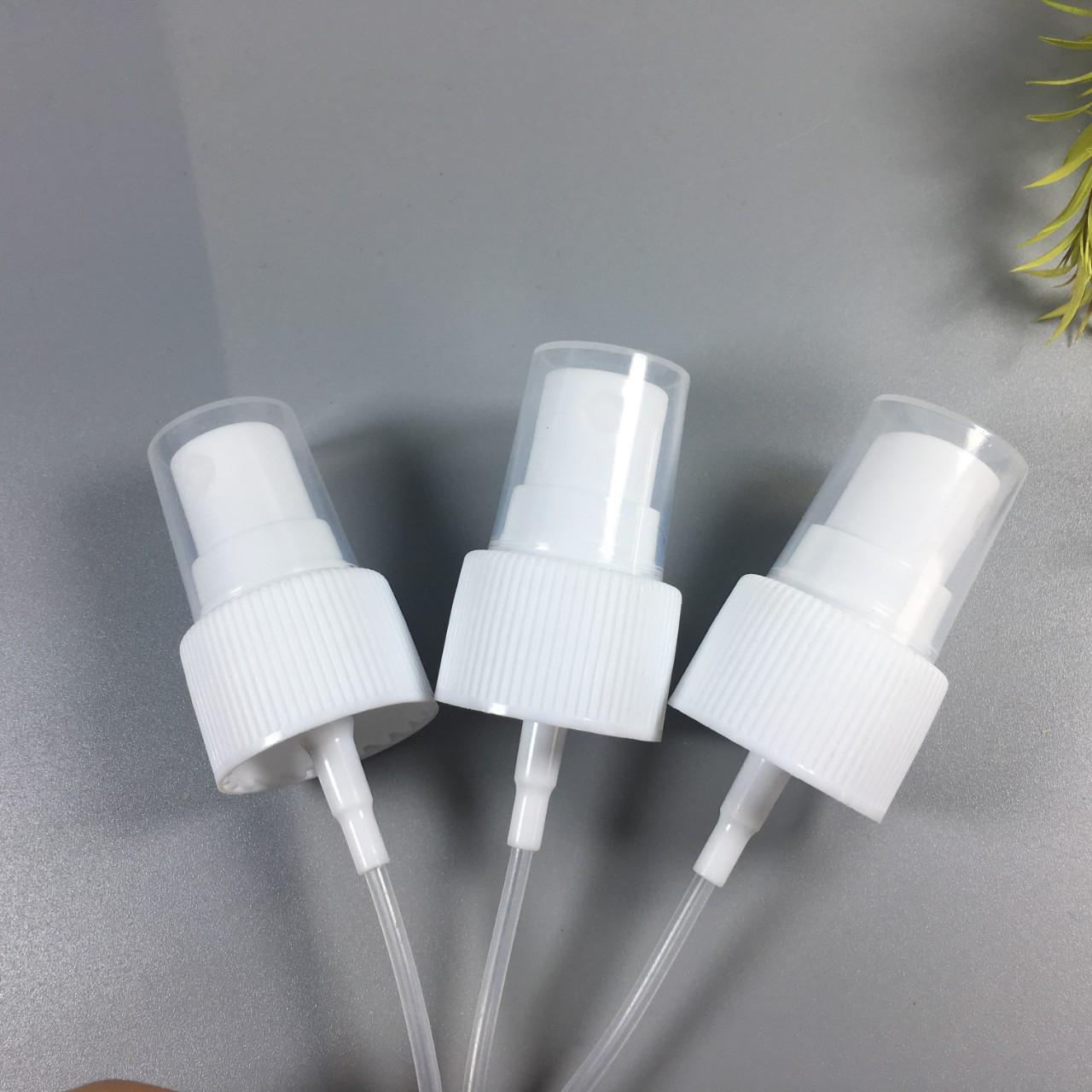 Plastic Pressure Mist Spray Pump - Polypropylene, 20x410mm, White Color | Rigid Design, Round Shape, Anti Spill Screw Cap, 10g Weight