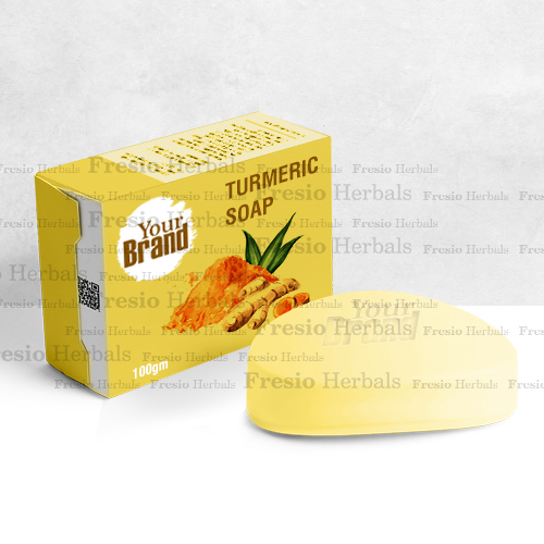 Turmeric Soap - Solid, 10-125 Kg | Paraben & Sulphate Free, Moisturizing & Nourishing, Luxurious Herbal Cleanser