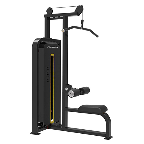 Lat Pull Down Gym Machine - PU Foam Cushion, ABS Bright Silver Weight Stack Cover, Steel Weight Stack | Adjustable for Shoulder Exercises, Commercial Grade, Displaying Speed, Distance, Time, Calories, Lifetime Frame Warranty, 1-Year Service Warranty