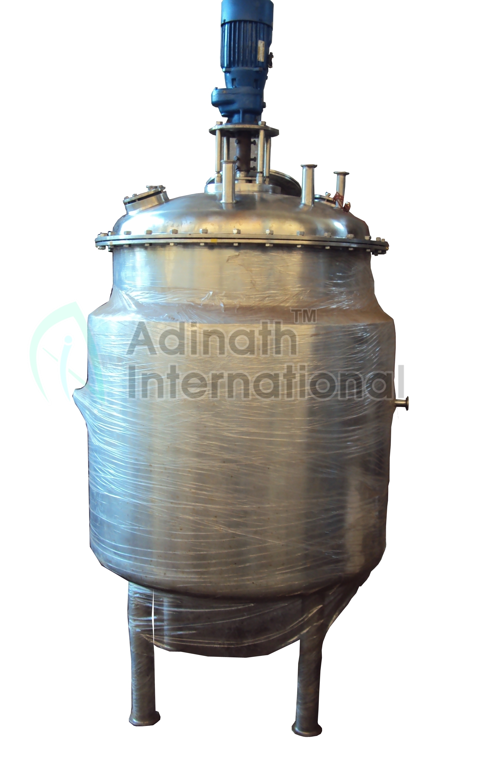 Jacketed Agitated Reactor - 3 Kl Capacity, Stainless Steel, Gray | Automatic Plc Control, Power Efficient, Compatible For Vacuum And Pressurized Operations, Variable Speed Drive Option