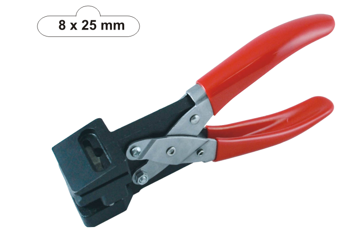 8X25 एमएम टी शेप पंच आयाम (एल* डब्ल्यू* एच): 178X38X83 मिलीमीटर (एमएम)