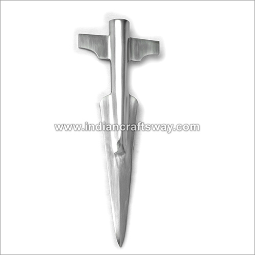 Hand Forged Winged Spear Head - Length: 15.5 Inch (In)