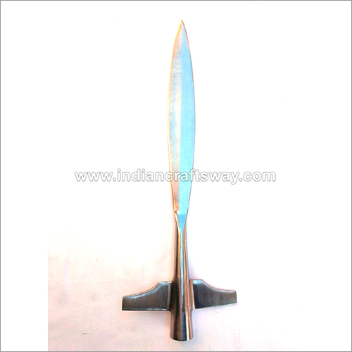 Hand Forged Winged Spear Head - Length: 15.5 Inch (In)