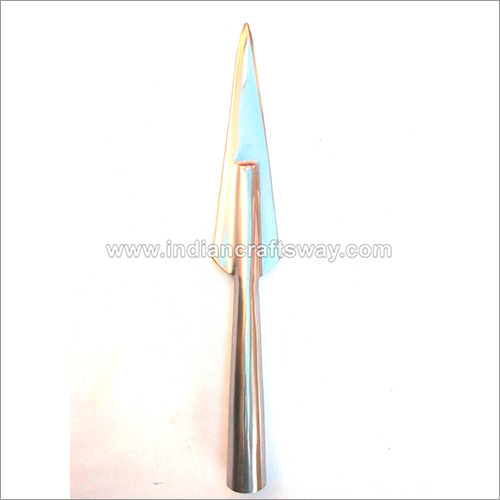 Ss Hand Forged Spear Head Polished - Length: 15.5 Inch (In)