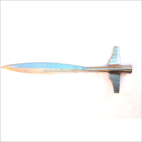 Ss Hand Forged Spear Head Polished - Length: 15.5 Inch (In)