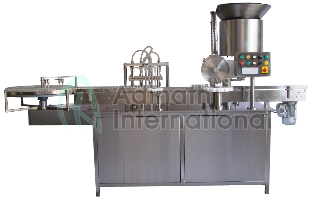 Plc Based Vial Filler - Stainless Steel, 1900x800x1680mm | Two-four Filling Heads, 30-120 Vials/minute, 0.5-1% Filling Accuracy