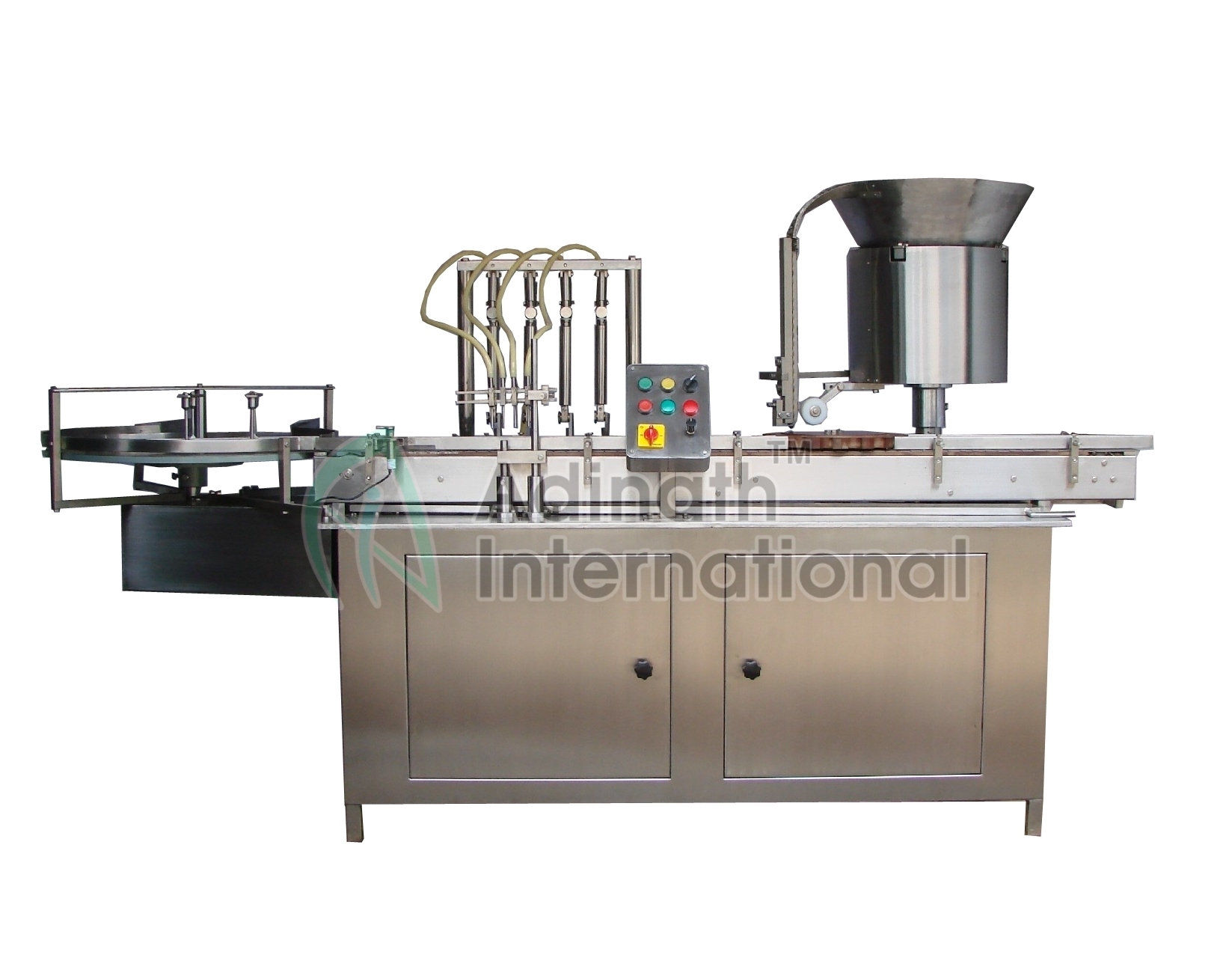 Plc Based Vial Filler - Stainless Steel, 1900x800x1680mm | Two-four Filling Heads, 30-120 Vials/minute, 0.5-1% Filling Accuracy