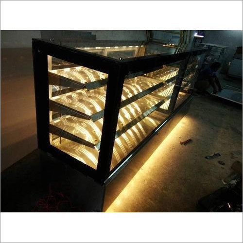 Pastry Display Counter - Color: Black