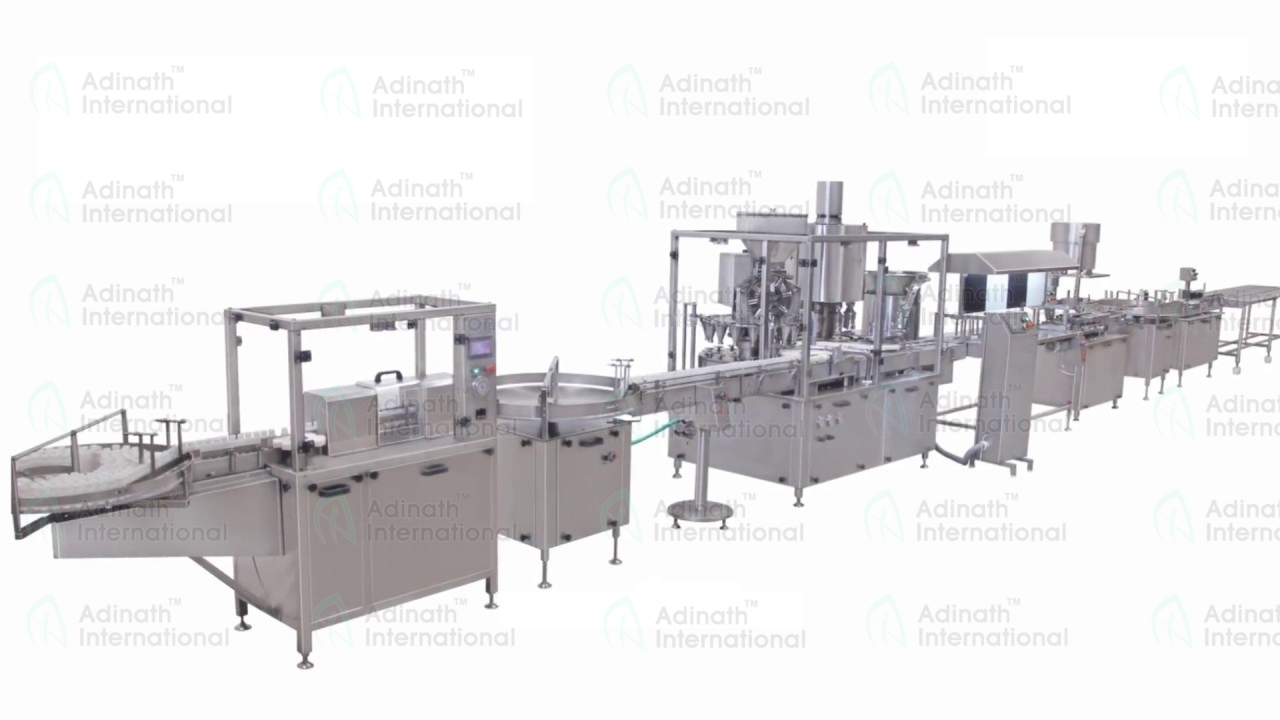 Automatic Tablet Bottle Counting Filling Line