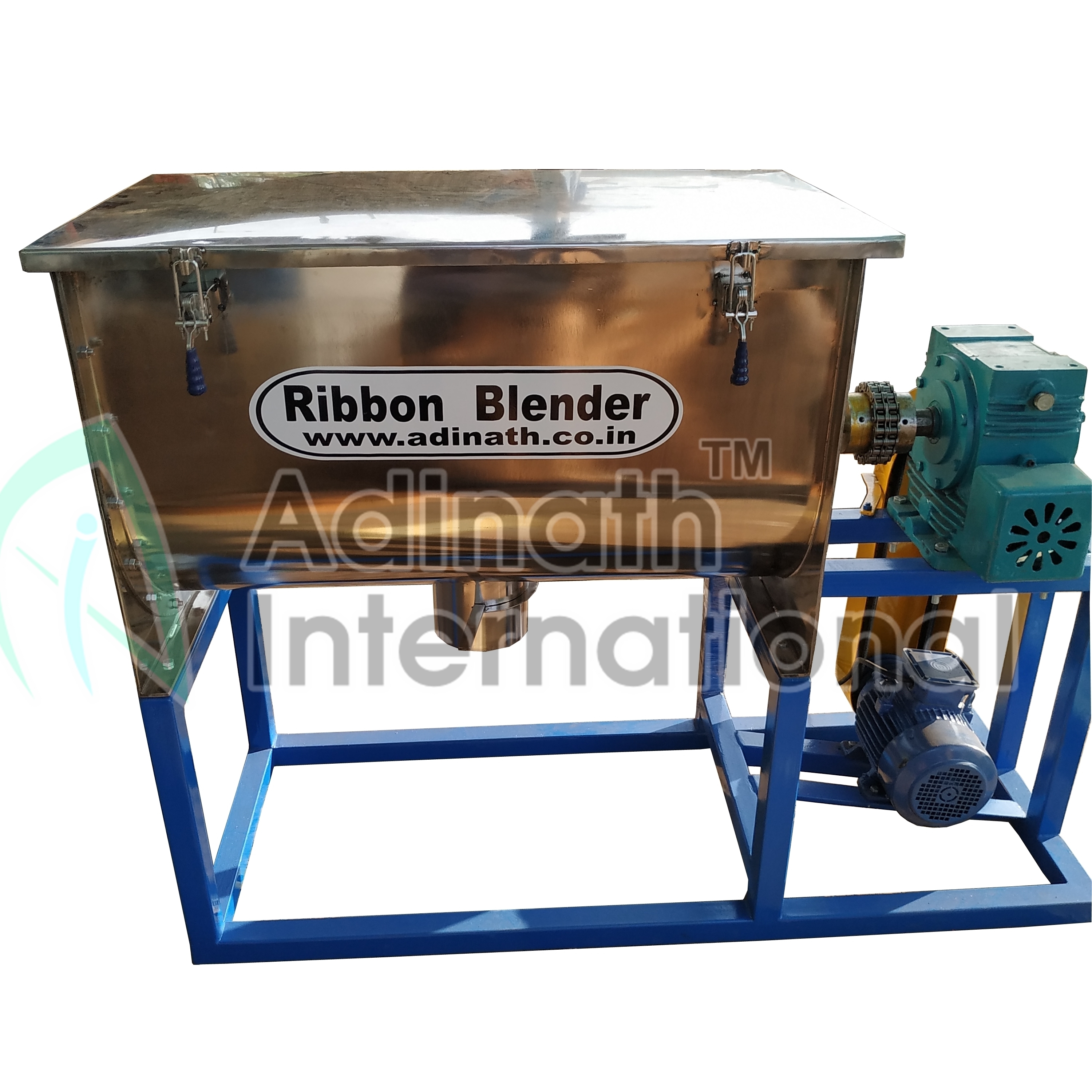 Semi-automatic Horizontal Ribbon Blender Mixer