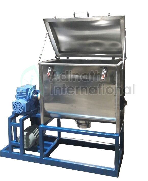 Semi-automatic Horizontal Ribbon Blender Mixer