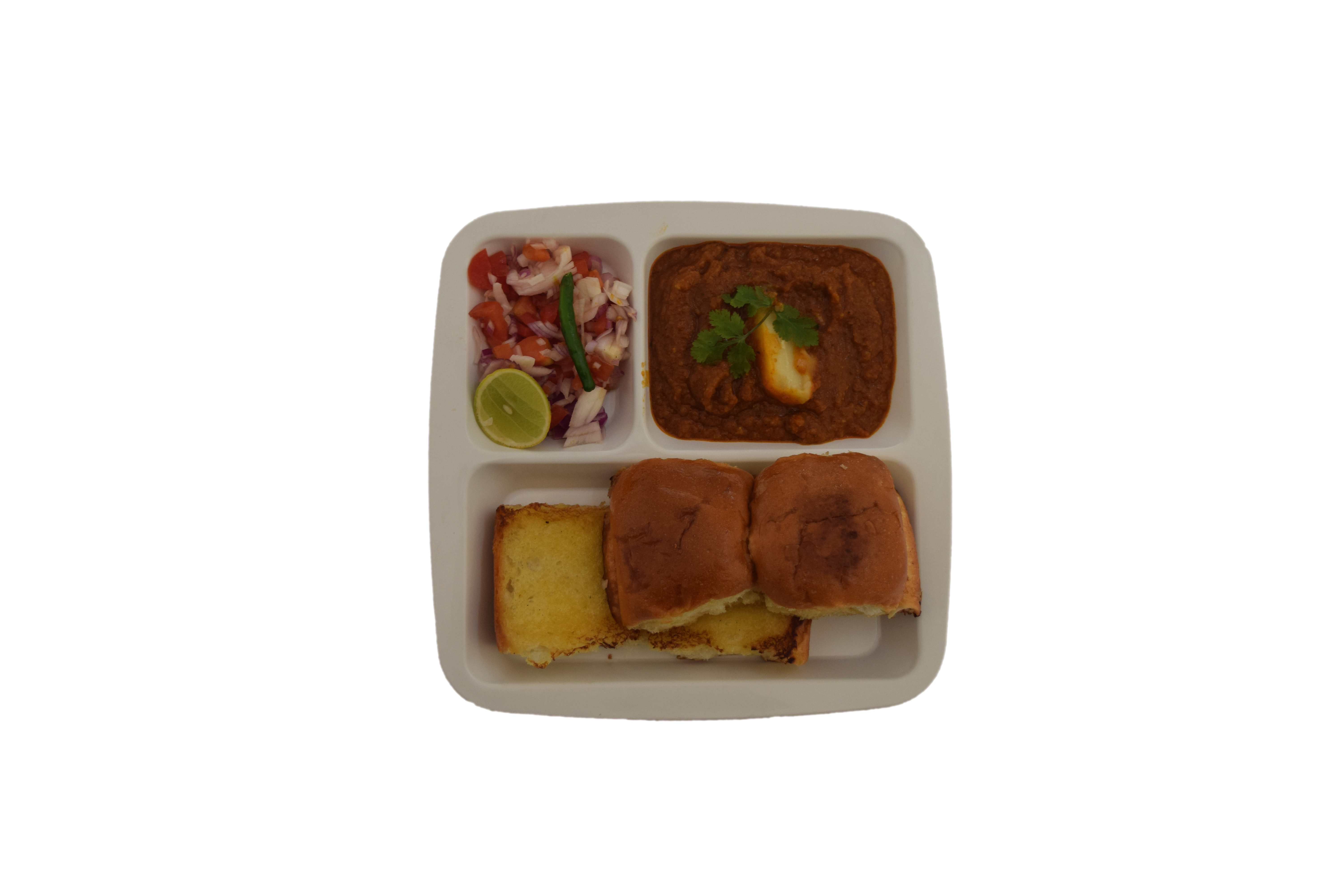 White Partition Plate 3 Racks