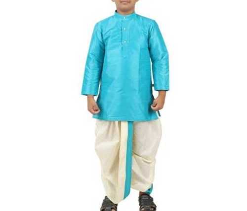 बच्चों के लिए पंचकाचम धोती आयु समूह: 6-7 वर्ष तक