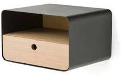 मेटल मैंगो ड्रॉवर टेबल