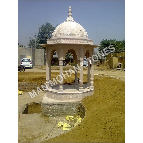 पिंक स्टोन छत्री 8 पिलर्स