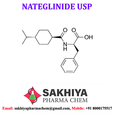 Nateglinide - White Crystalline Powder, 98% To 102% Purity, Sweet Taste, Water Soluble, Used For Type 2 Diabetes Treatment