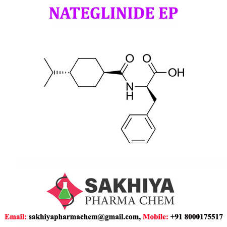 Nateglinide - White Crystalline Powder, 98% To 102% Purity, Sweet Taste, Water Soluble, Used For Type 2 Diabetes Treatment