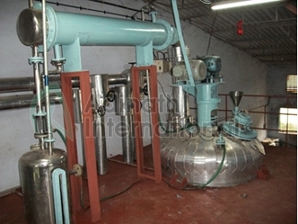 Alkyd Resin Plant - Stainless Steel, 500x500x1200mm | 1-15 Ton Capacity, High Temperature Thermic Heater, 1 Year Warranty